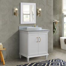 Load image into Gallery viewer, Bellaterra 31&quot; Wood Single Vanity w/ Counter Top and Sink 400800-31-WH-GYRD