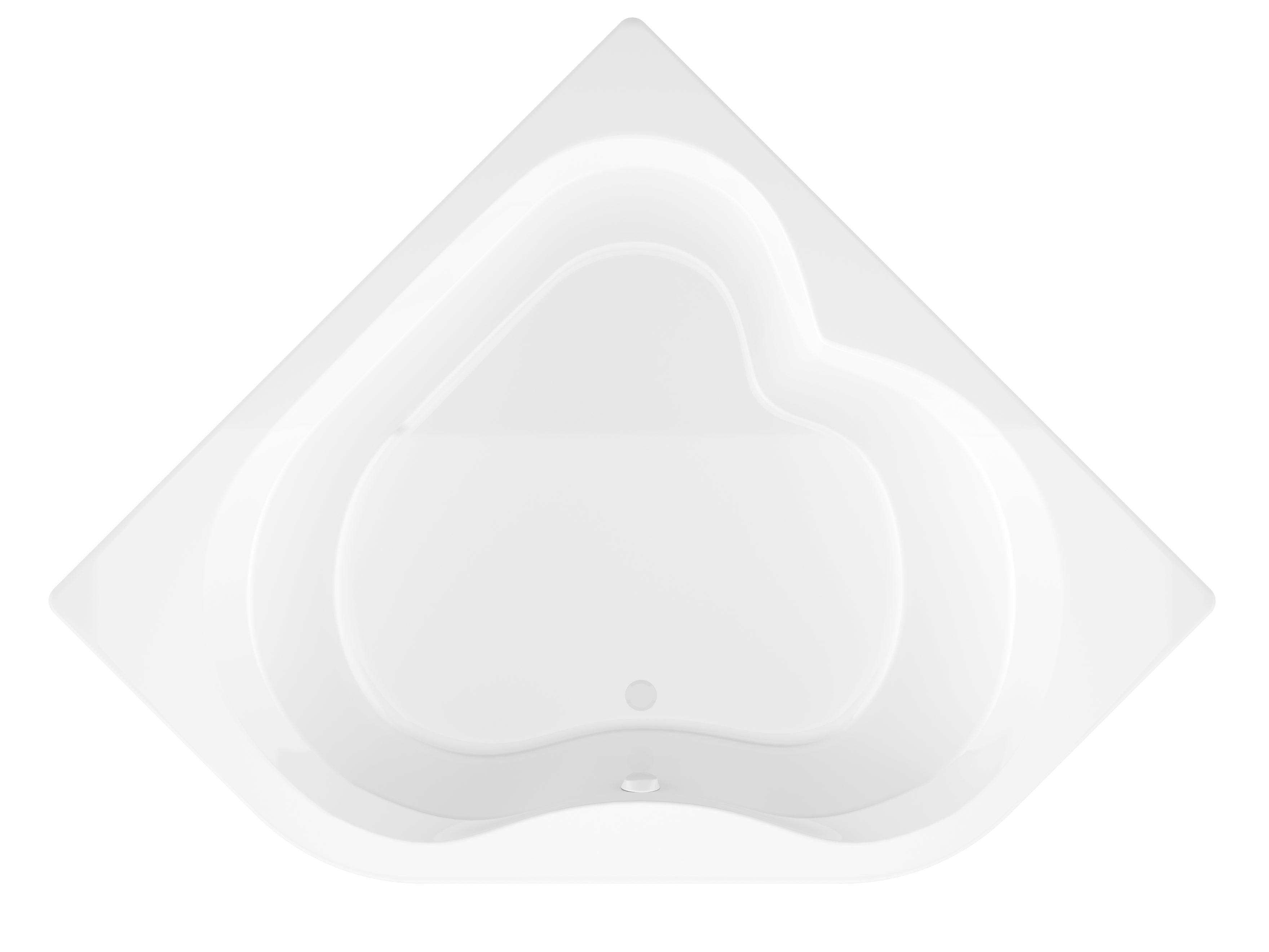 Atlantis Whirlpools Cascade 60 x 60 Corner Soaking Bathtub 6060CS