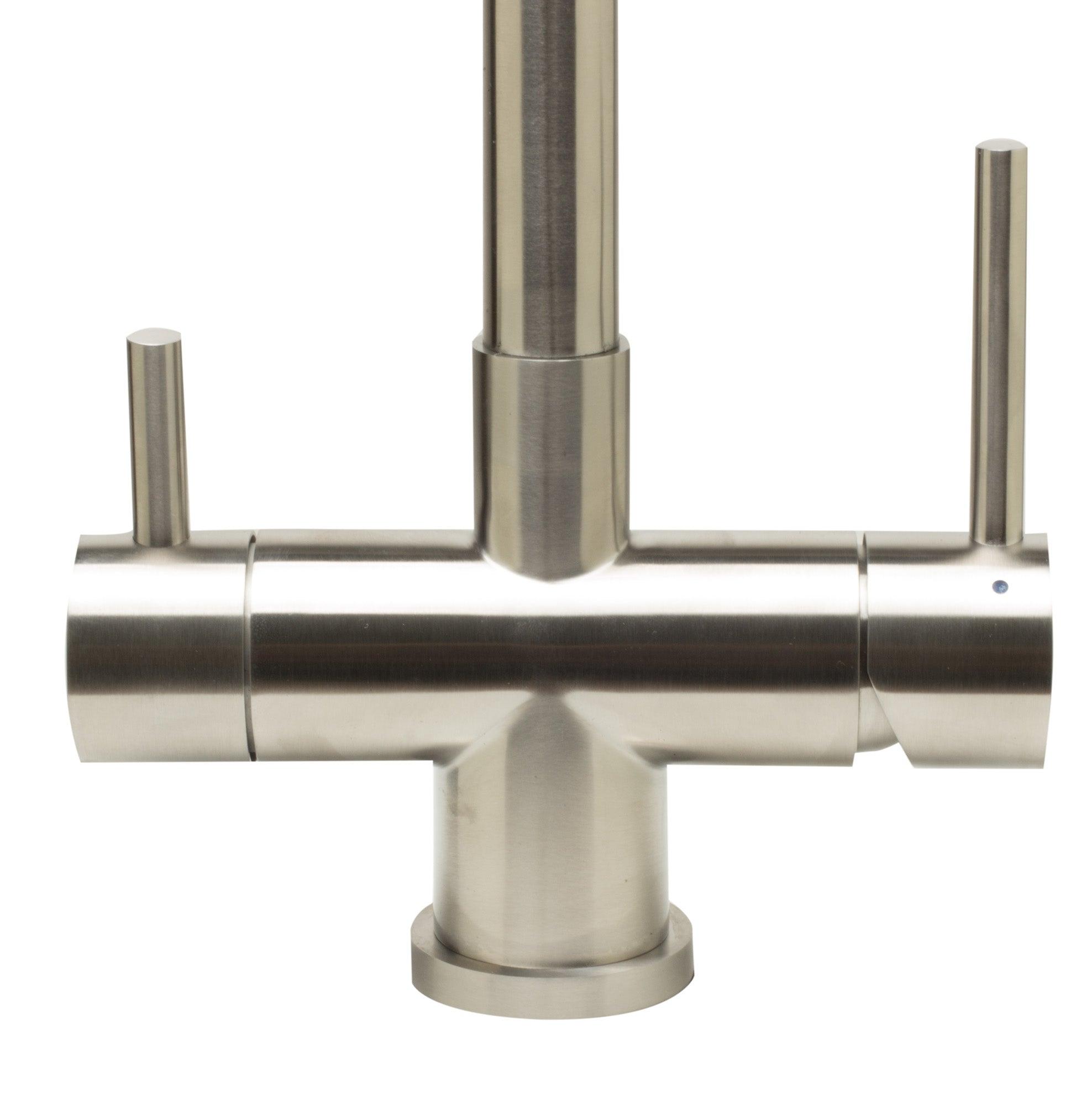 ALFI brand AB2042-BSS Brushed Stainless Steel Kitchen Faucet/Drinking Water