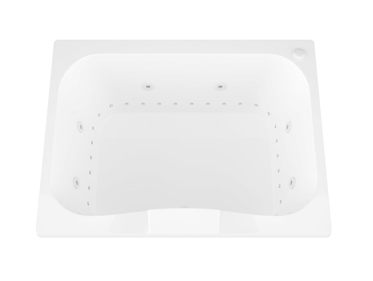 Atlantis Whirlpools Neptune 40 x 60 Rectangular Air & Whirlpool Jetted Bathtub