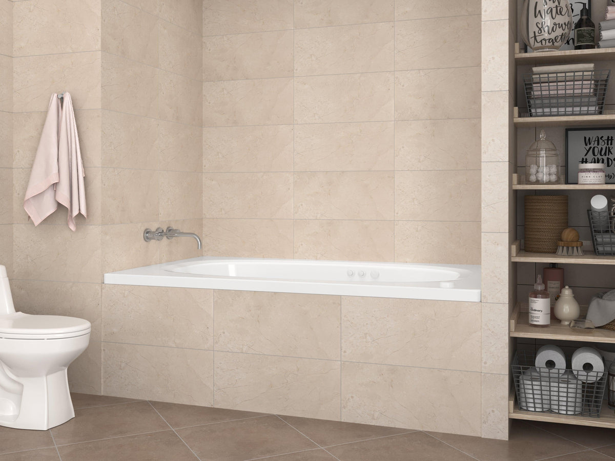 Atlantis Whirlpools Polaris 42 x 72 Rectangular Air & Whirlpool Jetted Bathtub