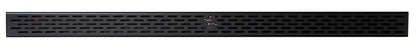 ALFI brand ABLD47C-BM 47" Black Matte Stainless Steel Linear Shower Drain with Groove Holes