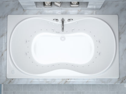 Atlantis Whirlpools Whisper 36 x 72 Rectangular Air & Whirlpool Jetted Bathtub