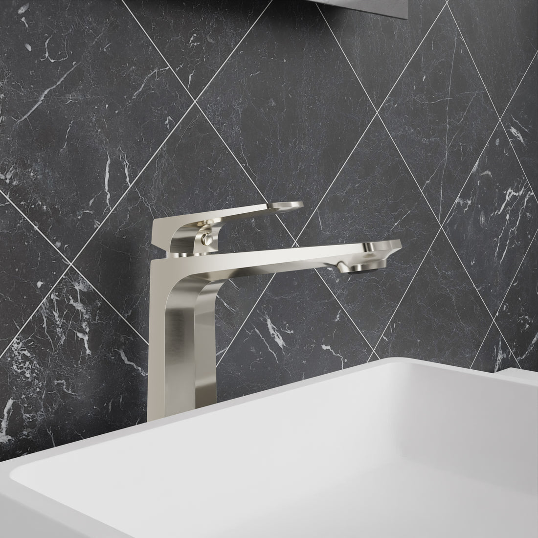 ANZZI Single Handle Single Hole Bathroom Vessel Sink Faucet With Pop-up Drain