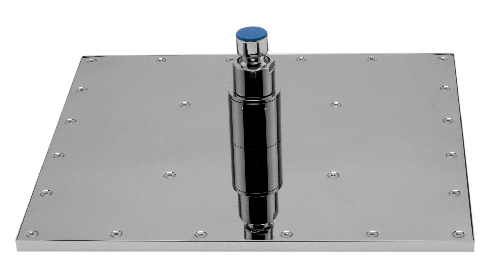 ALFI brand LED12S-PC Polished Chrome 12" Square Multi Color LED Rain Shower Head