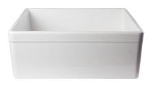 Load image into Gallery viewer, ALFI brand AB506-W White 26&quot; Decorative Lip Apron Single Bowl Fireclay Farmhouse Kitchen Sink
