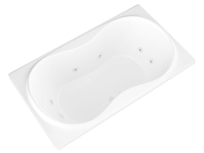 Atlantis Whirlpools Whisper 36 x 72 Rectangular Whirlpool Jetted Bathtub