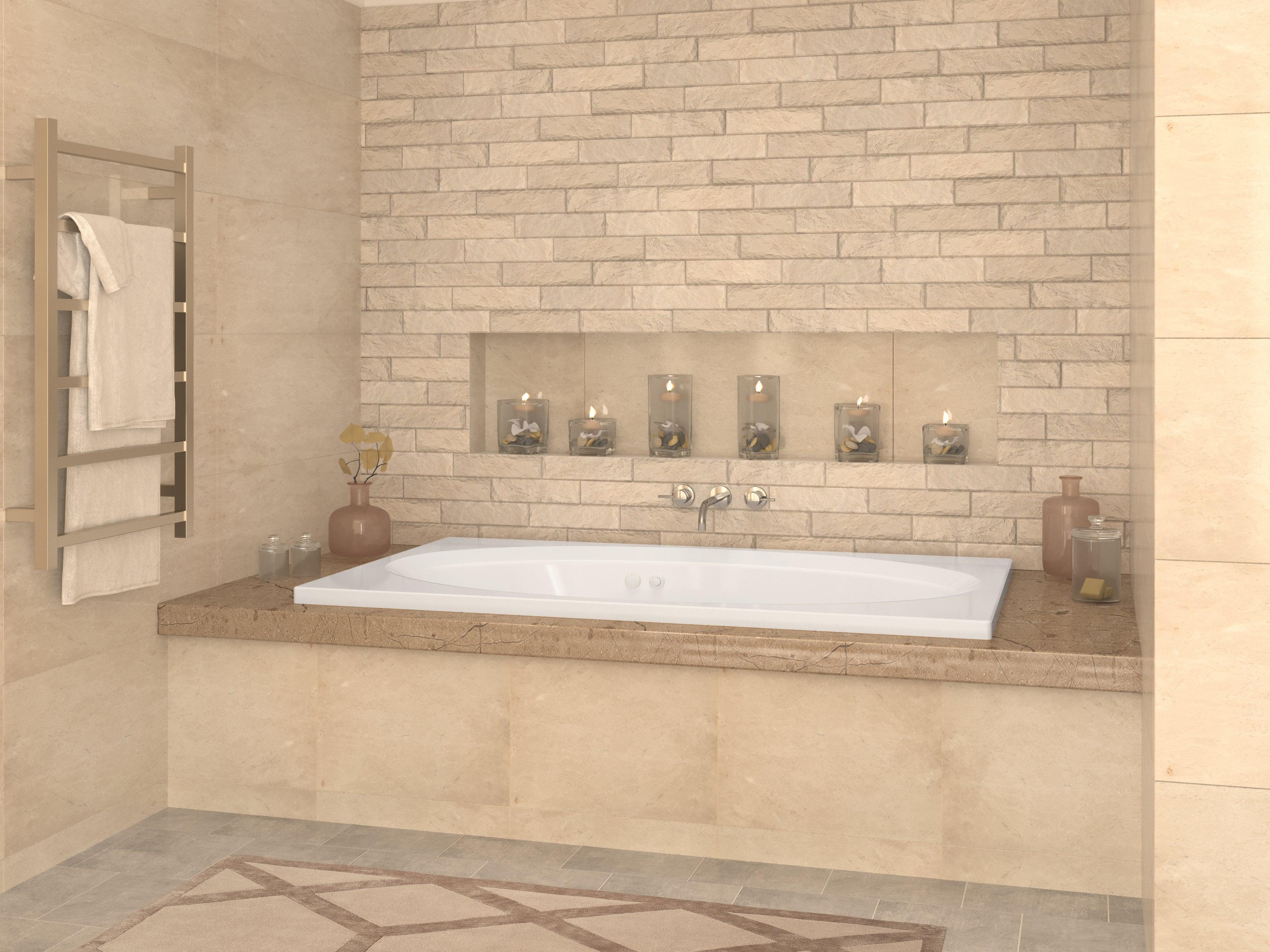 Atlantis Whirlpools Vogue 42 x 60 Rectangular Whirlpool Jetted Bathtub