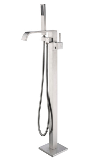 Angel 2-Handle Claw Foot Tub Faucet with Hand Shower