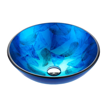 Belissima Round Glass Vessel Bathroom Sink