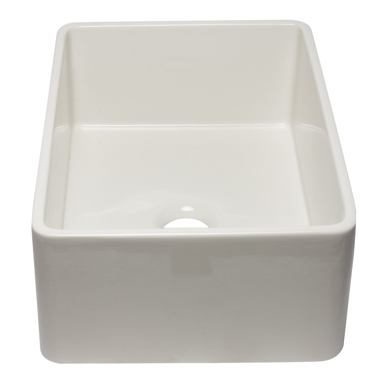 ALFI brand AB3020SB-B 30 inch Biscuit Reversible Single Fireclay Farmhouse Kitchen Sink