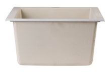 Load image into Gallery viewer, ALFI brand AB1720UM-B Biscuit 17&quot; Undermount Rectangular Granite Composite Kitchen Prep Sink