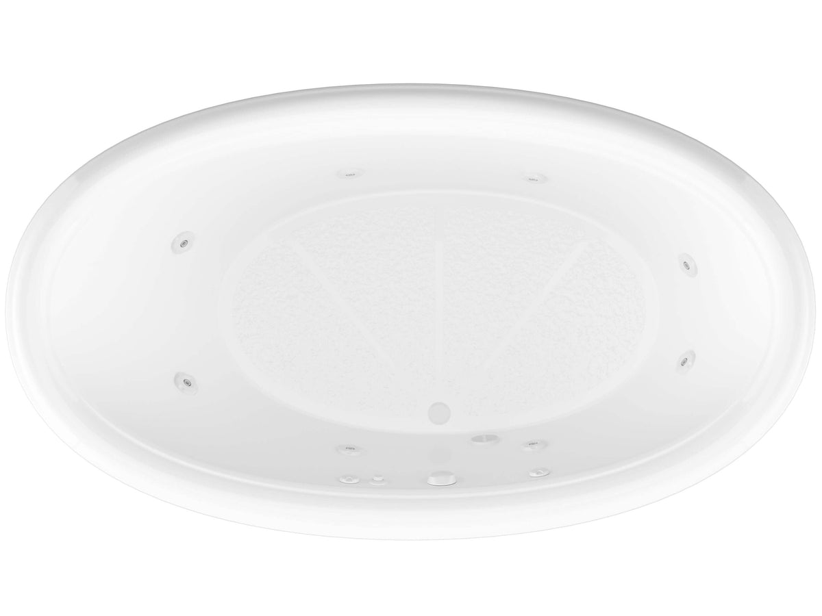 Atlantis Whirlpools Petite 44 x 78 Oval Whirlpool Jetted Bathtub