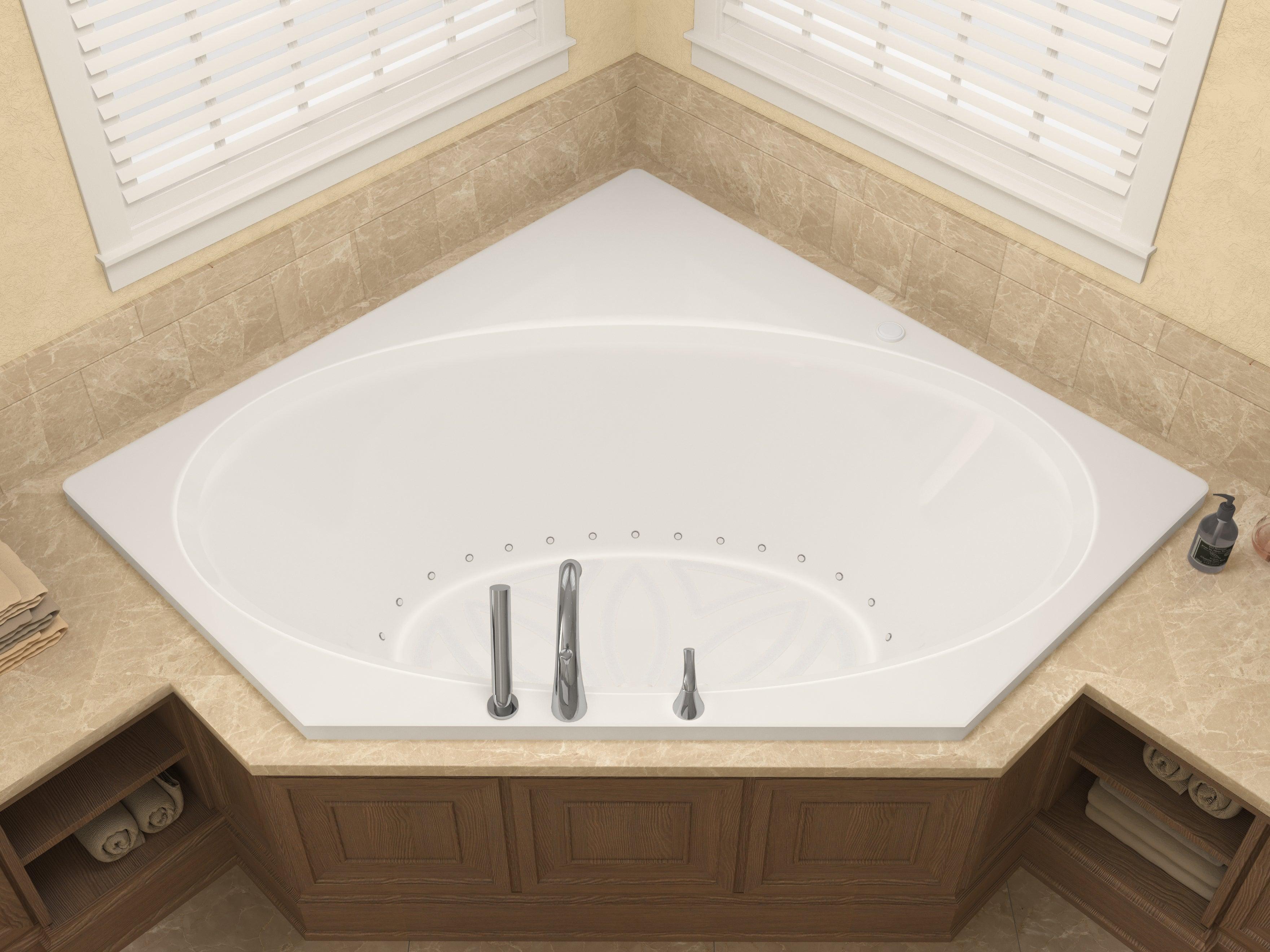 Atlantis Whirlpools Venus 60 x 60 Corner Air Jetted Bathtub