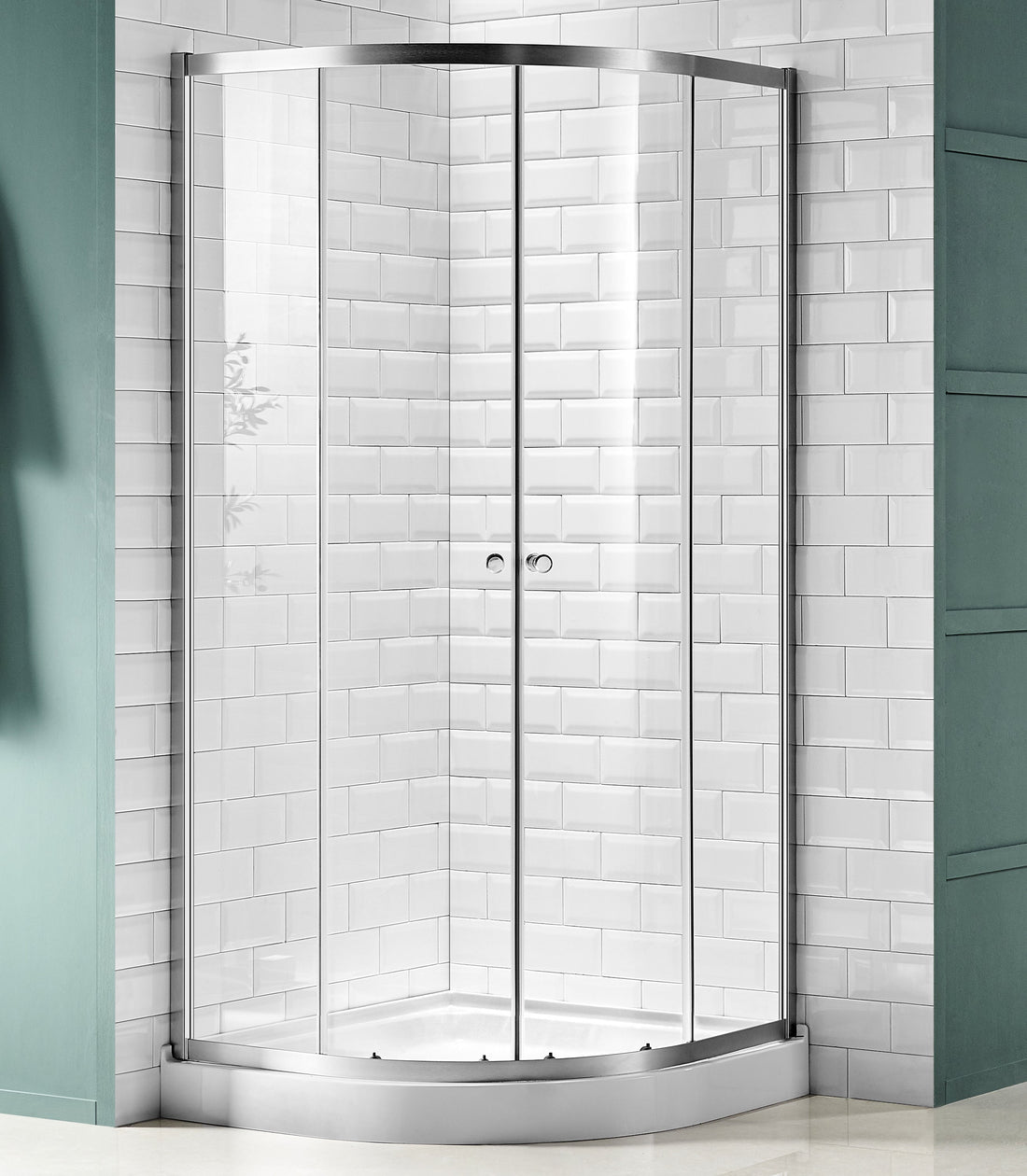 Mare 35 in. x 76 in. Framed Shower Enclosure with TSUNAMI GUARD