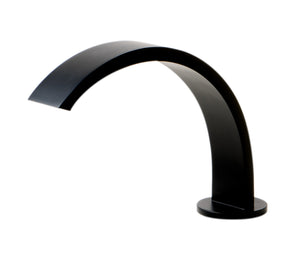 ALFI brand AB1326-BM Black Matte Widespread Modern Bathroom Faucet