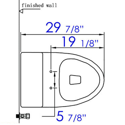 EAGO R-352SEAT Replacement Soft Closing Toilet Seat for TB352