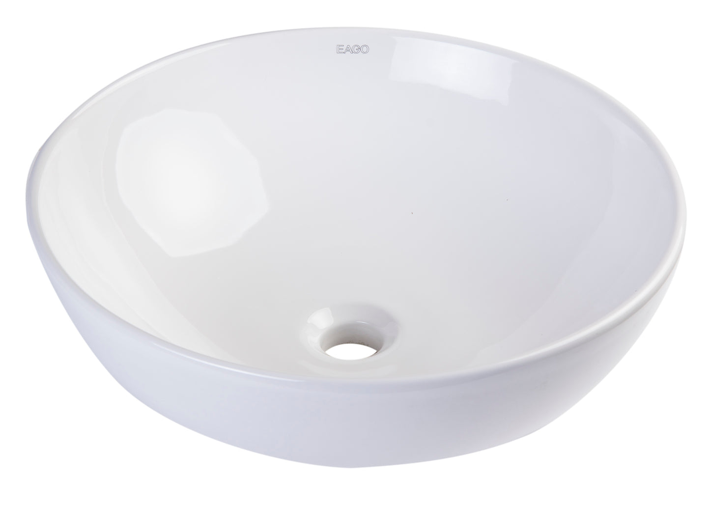 EAGO BA351  18" Oval Ceramic above mount Bathroom Basin Vessel Sink