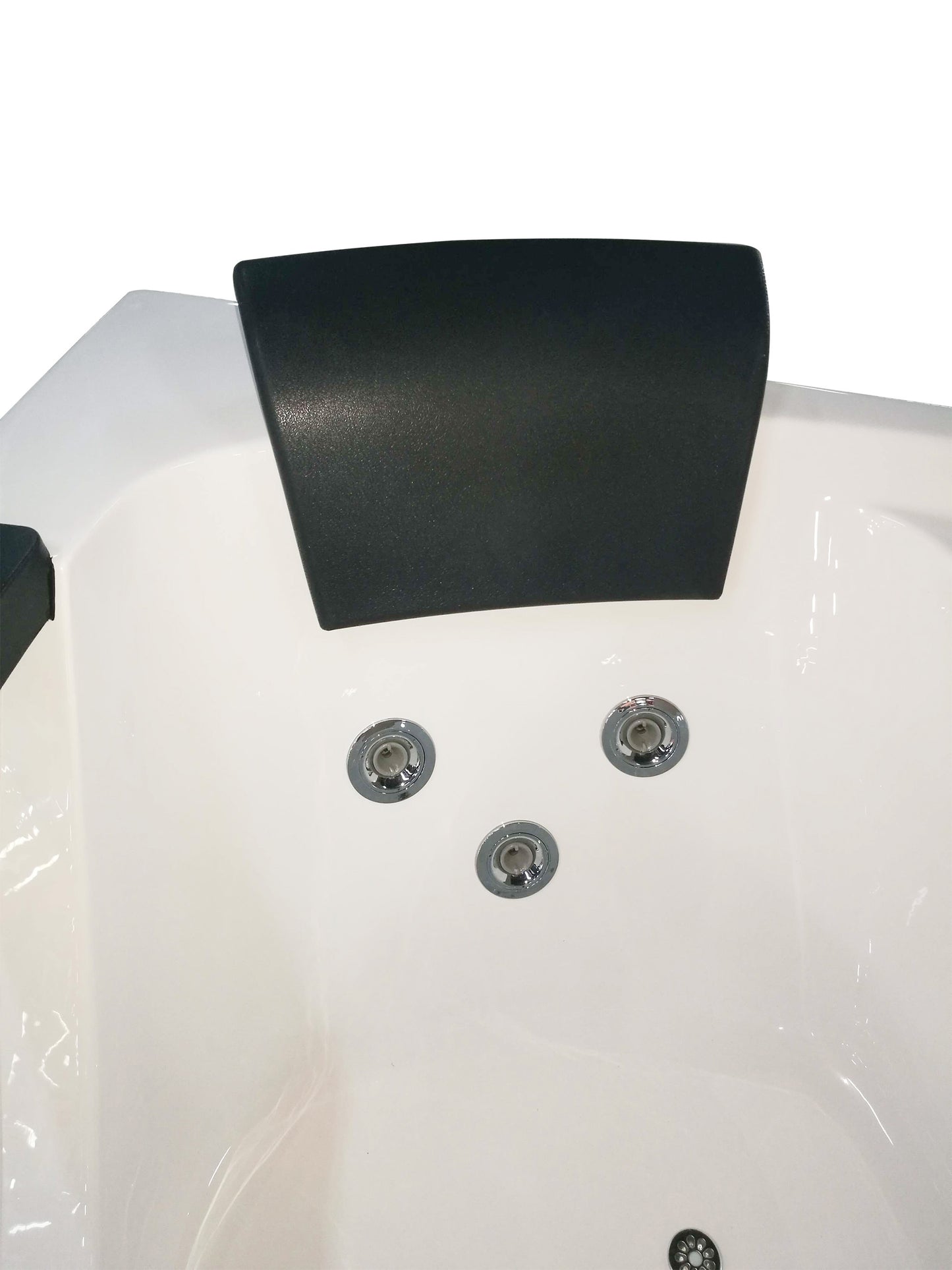 EAGO AM198ETL-R 5 ft Clear Rounded Right Corner Acrylic Whirlpool Bathtub