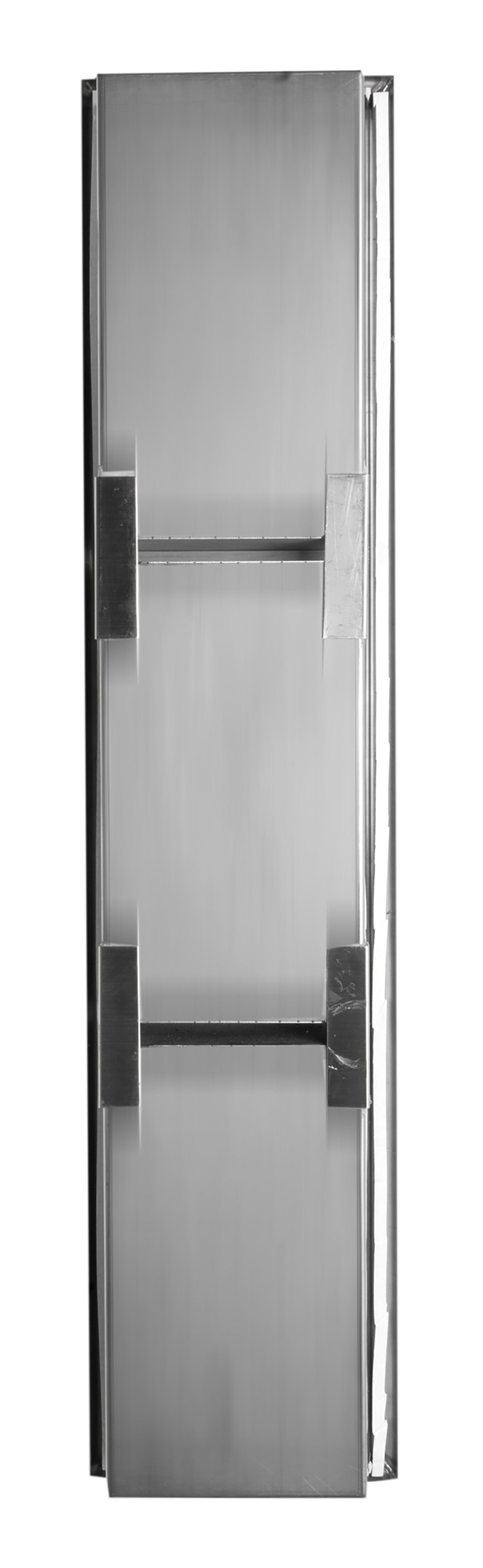 ALFI brand ABN0836-PSS 8 x 36 Polished Stainless Steel Vertical Triple Shelf Bath Shower Niche