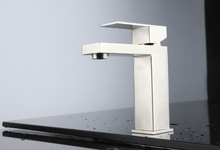 Load image into Gallery viewer, Monte Single Hole Bathroom Faucet in Chrome, Satin Nickel or Gun Metal