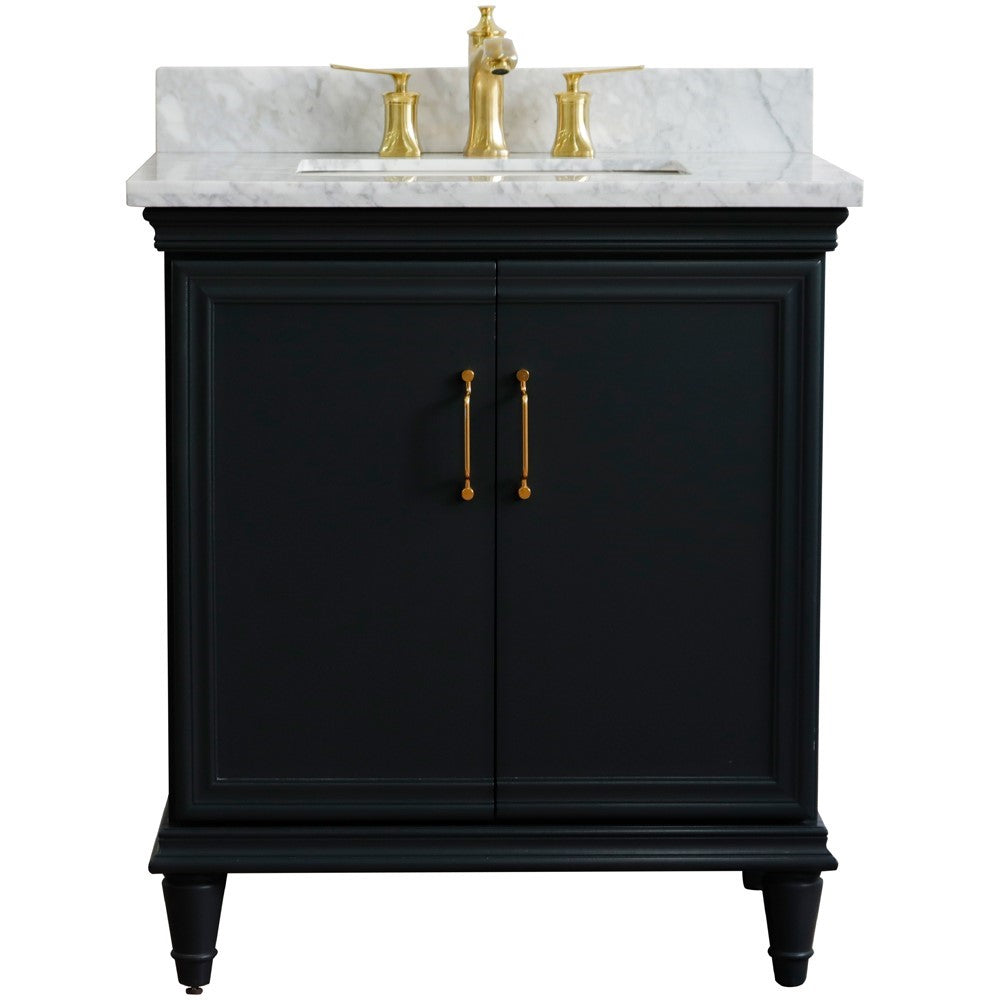 Bellaterra 31" Wood Single Vanity w/ Counter Top and Sink 400800-31-DG-WMR