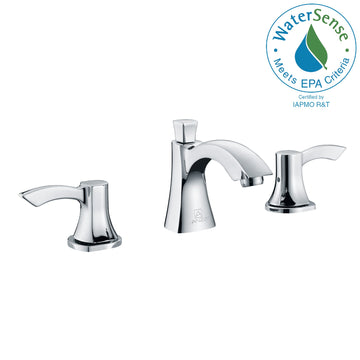 Sonata Series 8 in. Widespread 2-Handle Mid-Arc Bathroom Faucet