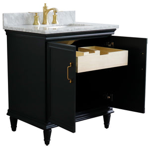 Bellaterra 31" Wood Single Vanity w/ Counter Top and Sink 400800-31-DG-WMR