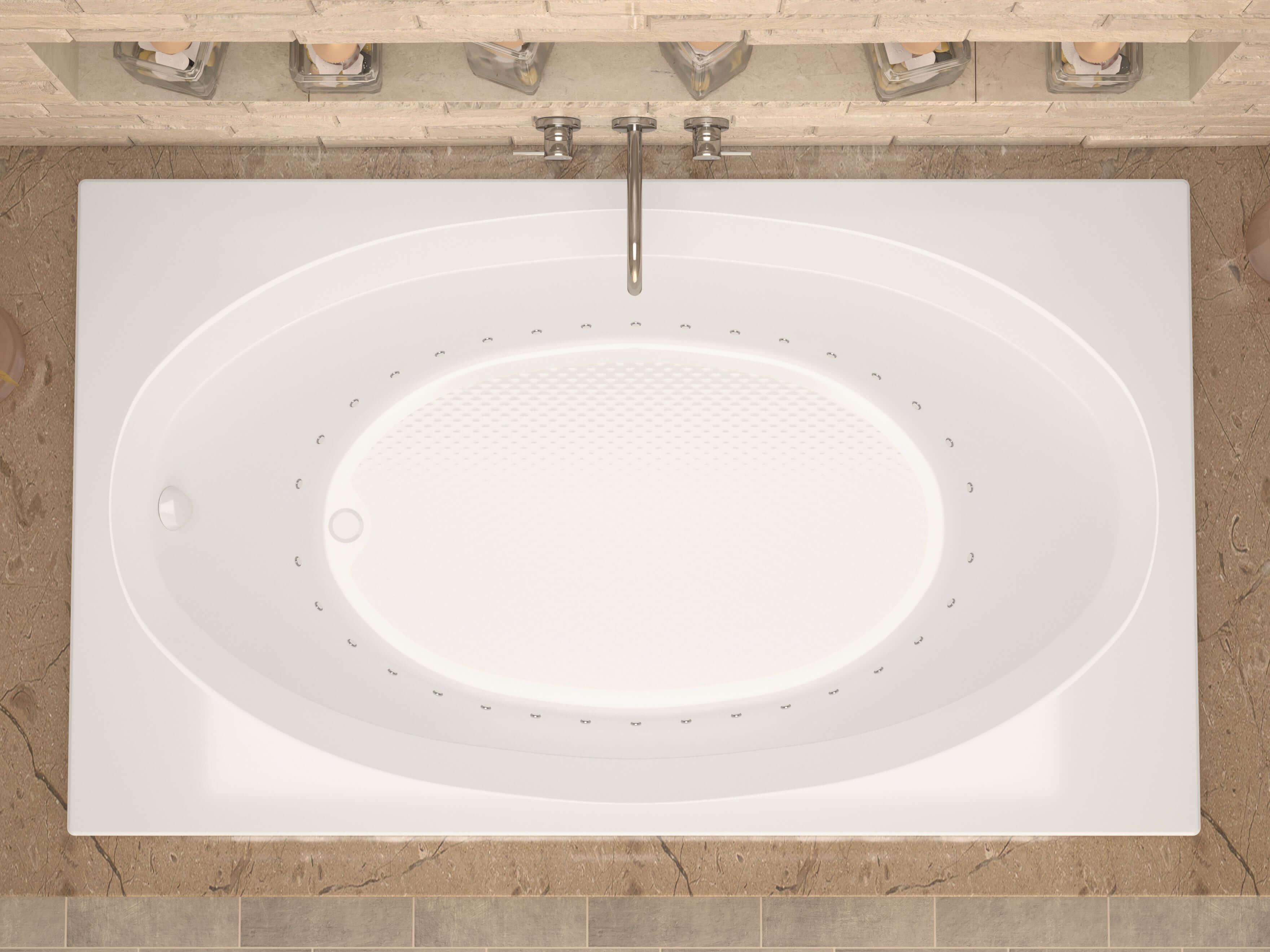 Atlantis Whirlpools Vogue 43 x 84 Rectangular Soaking Bathtub 4384VS