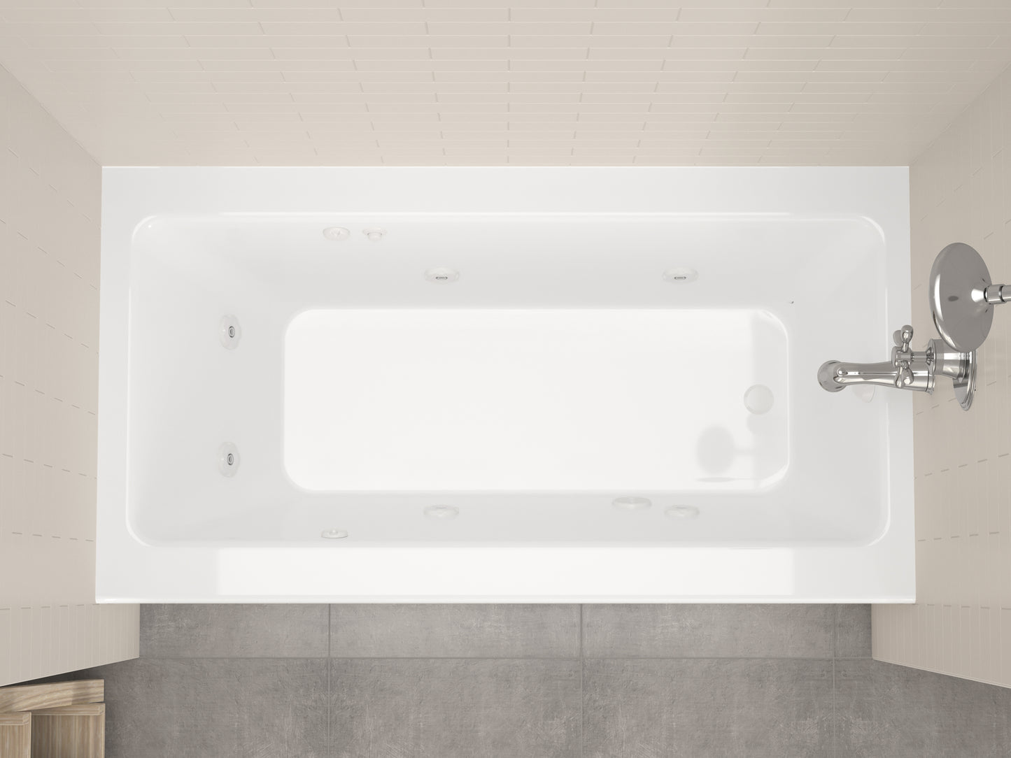 Atlantis Whirlpools Soho 32 x 60 Front Skirted Whirlpool Tub