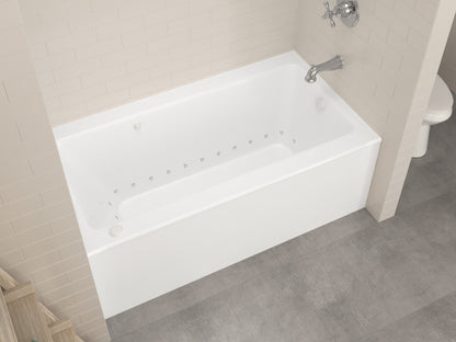 Atlantis Whirlpools Soho 32 x 60 Front Skirted Air Massage Tub - Acrylic, Alcove Installation