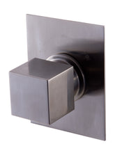 Load image into Gallery viewer, ALFI brand AB9209-BN Brushed Nickel Modern Square 3 Way Shower Diverter