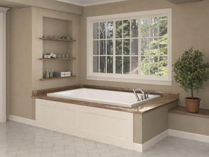 Atlantis Whirlpools Venetian 36 x 66 Rectangular Soaking Bathtub 3666VNS