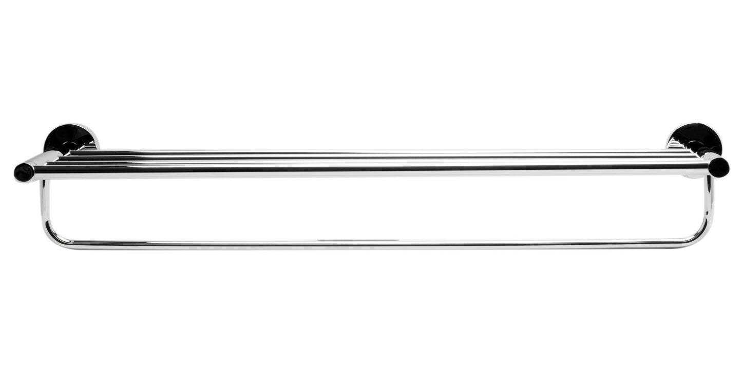 ALFI brand AB9538-PC Polished Chrome 26 inch Towel Bar & Shelf Bathroom Accessory