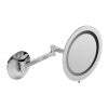 ALFI brand ABM9WLED-PC Polished Chrome Wall Mount Round 9" 5x Magnifying Cosmetic Mirror with Light