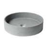 ALFI brand ABCO17R 17" Round Solid Concrete Above Mount Bathroom Sink