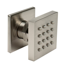 Load image into Gallery viewer, ALFI brand AB3820-BN Brushed Nickel 2&quot; Square Adjustable Shower Body Spray