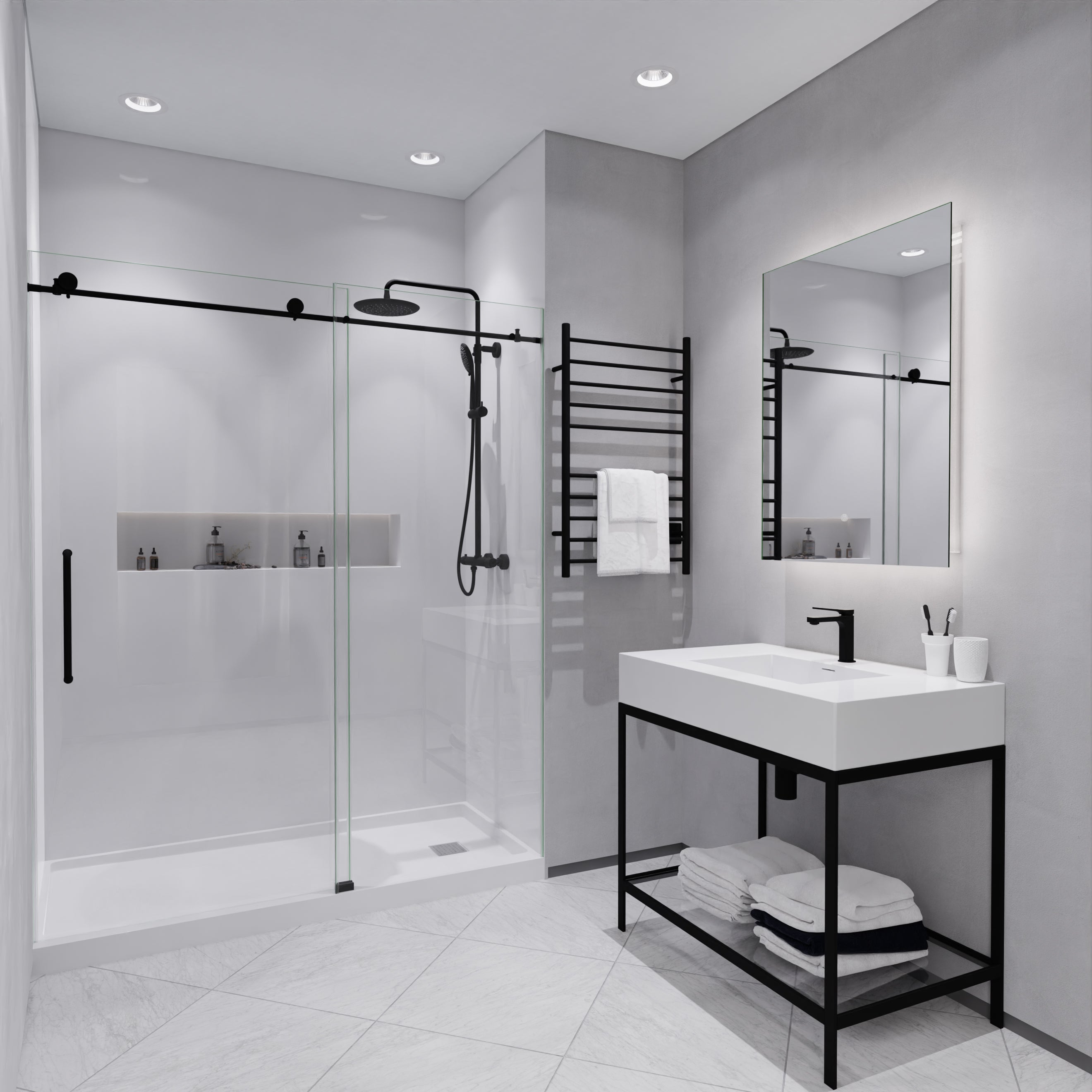 ANZZI Single Handle Single Hole Bathroom Faucet With Pop-up Drain