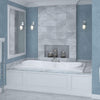 Atlantis Whirlpools Whisper 42 x 72 Rectangular Soaking Bathtub 4272WS