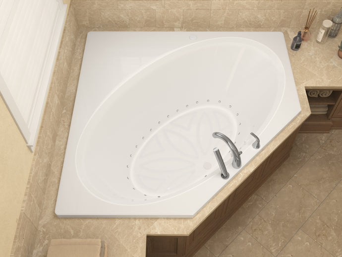 Atlantis Whirlpools Venus 60 x 60 Corner Air Jetted Bathtub