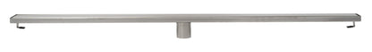 ALFI brand ABLD47B-BSS 47" Brushed Stainless Steel Linear Shower Drain with Solid Cover