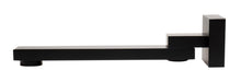 Load image into Gallery viewer, ALFI brand AB7701-BM Black Matte Square Foldable Tub Spout