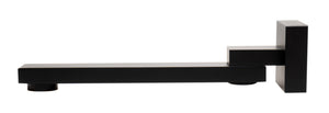 ALFI brand AB7701-BM Black Matte Square Foldable Tub Spout