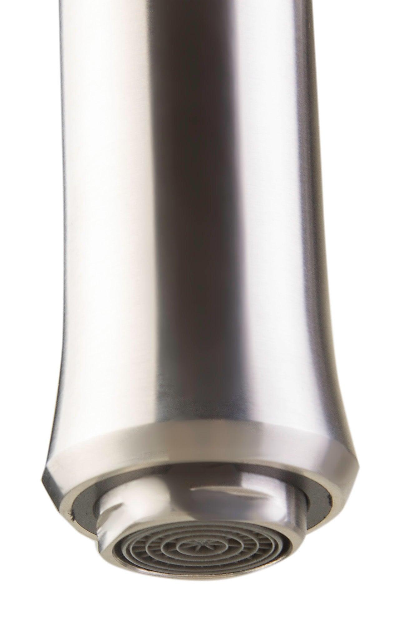ALFI brand AB2015 Brushed Gooseneck Single Hole Faucet