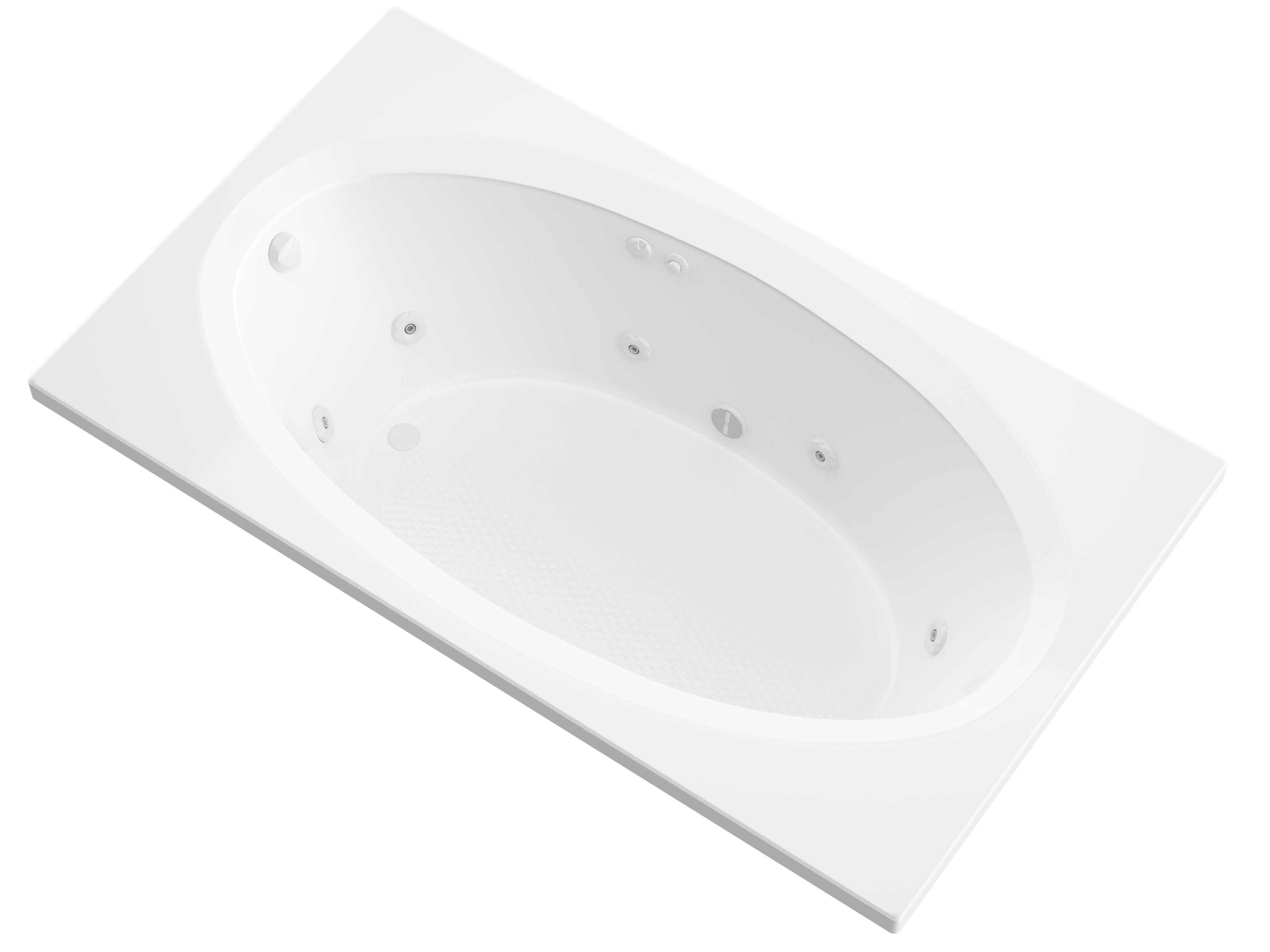 Atlantis Whirlpools Vogue 42 x 60 Rectangular Whirlpool Jetted Bathtub
