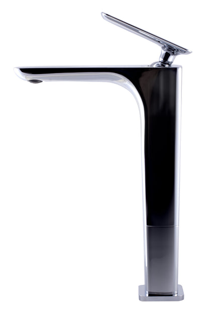 ALFI brand AB1778-PC Polished Chrome Tall Single Hole Modern Bathroom Faucet