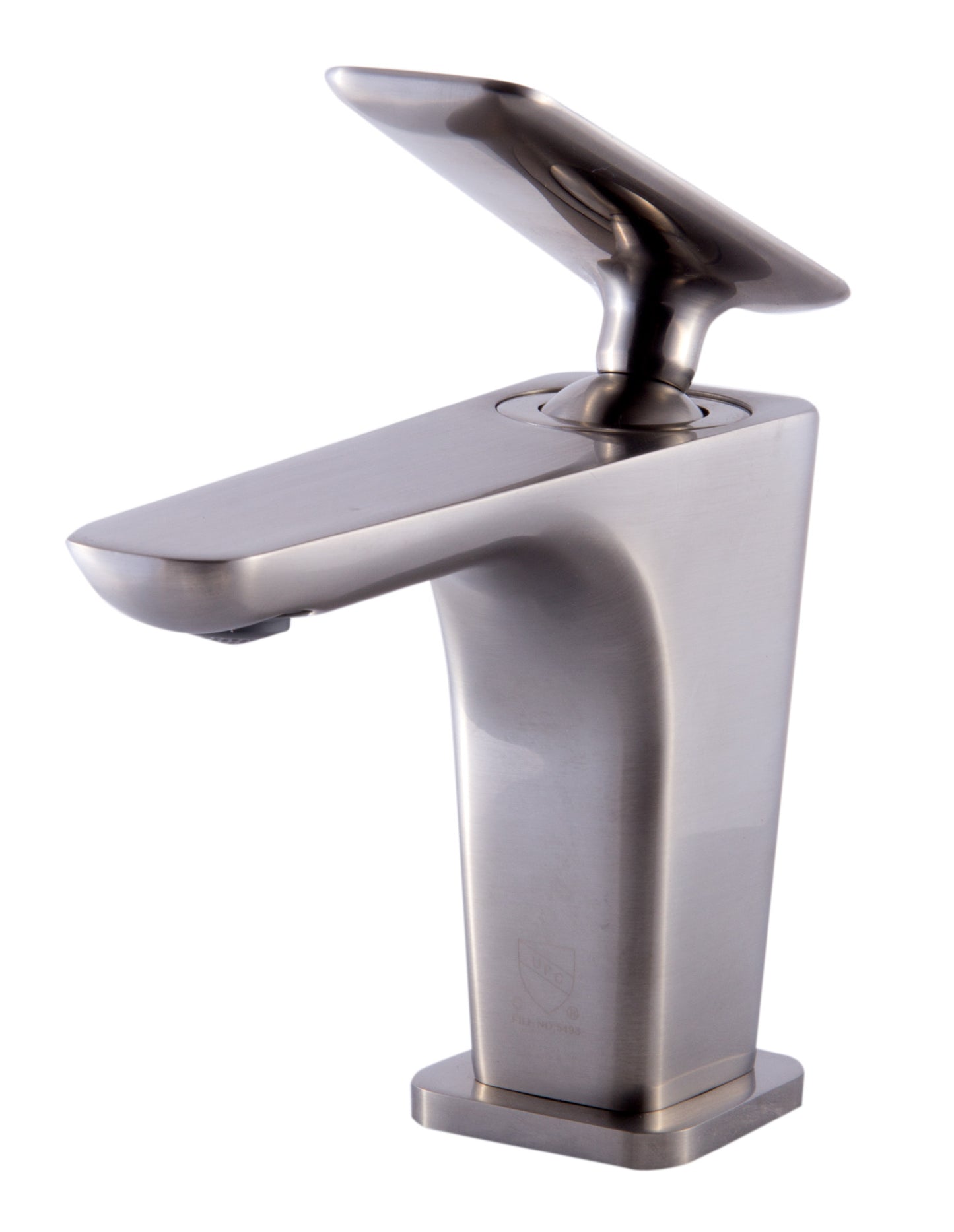 ALFI brand AB1779-BN Brushed Nickel Single Hole Modern Bathroom Faucet