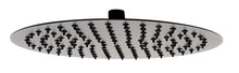 Load image into Gallery viewer, ALFI brand RAIN12R-BM Matte Black Stainless Steel 12&quot; Round Ultra-Thin Rain Shower Head
