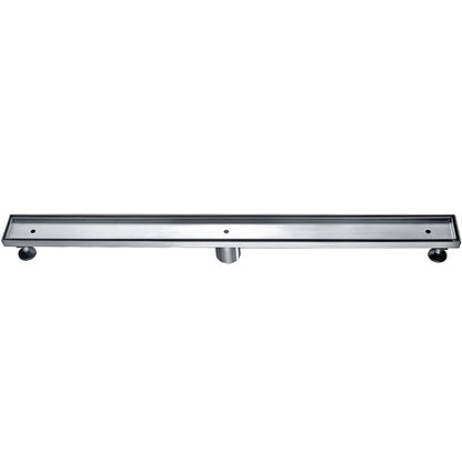 ALFI brand ABLD36A 36" Modern Stainless Steel Linear Shower Drain  w/o Cover