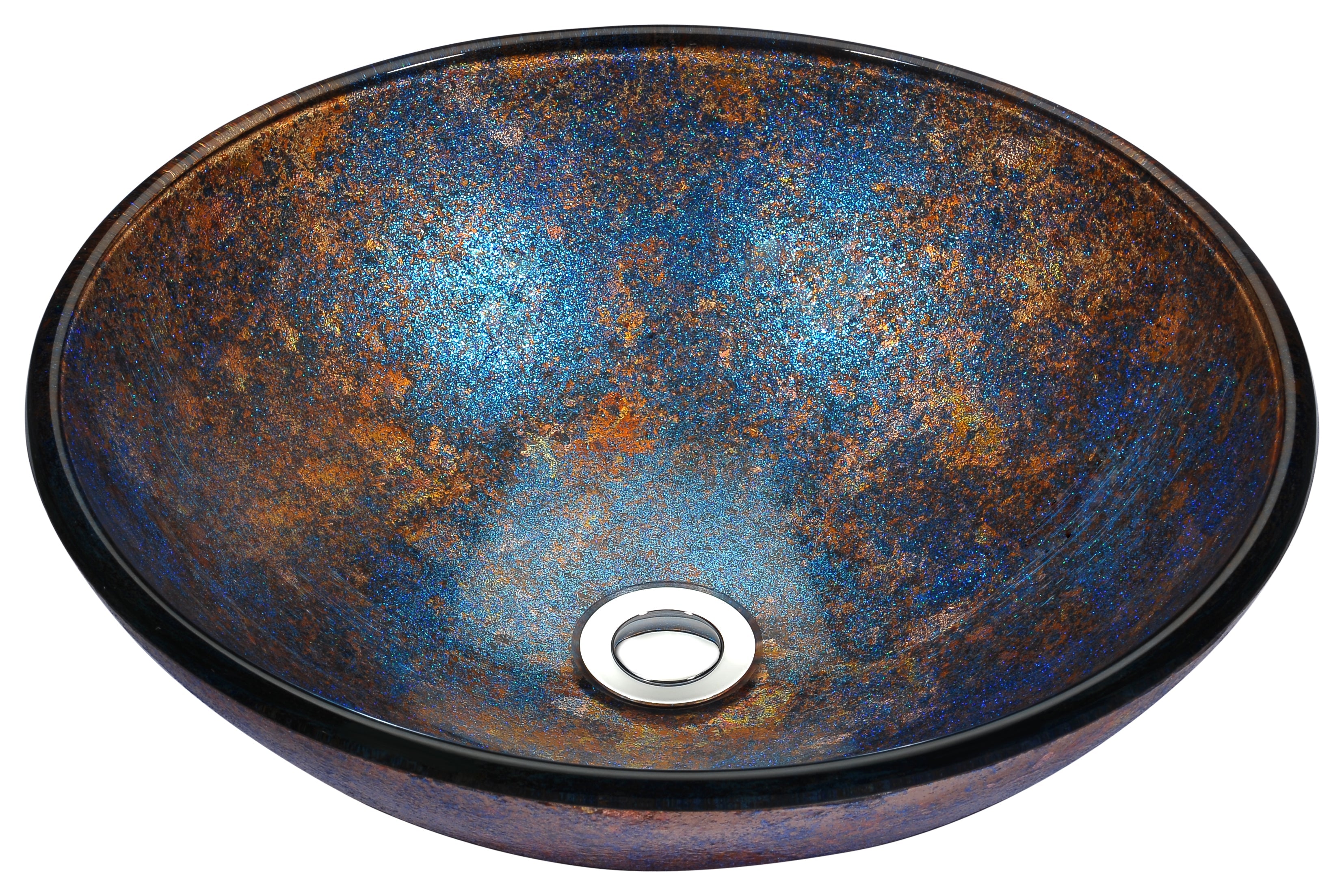 Stellar Series Deco-Glass Vessel Sink
